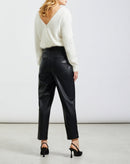 Pantalones de cintura alta Naomi Rock - Negro - Mujer