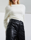 Pantalones de cintura alta Naomi Rock - Negro - Mujer