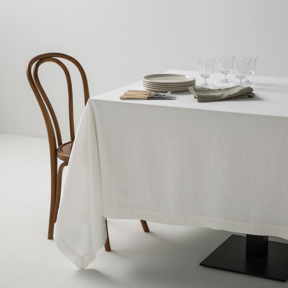 Mantel - Lino Lavado - Blanco