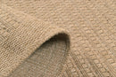 Tapis Aspect Jute - Motif Jute - Beige - Intérieur / Extérieur