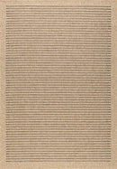 Tapis Aspect Jute - Motif Jute - Marron - Intérieur / Extérieur
