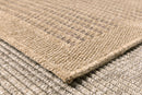 Tapis Aspect Jute - Motif Jute - Marron - Intérieur / Extérieur