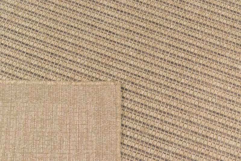 Tapis Aspect Jute - Motif Jute - Marron - Intérieur / Extérieur