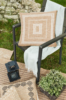 Tapis Aspect Jute - Motif Jute - Blanc - Intérieur / Extérieur