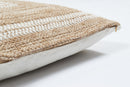 Tapis Aspect Jute - Motif Jute - Blanc - Intérieur / Extérieur
