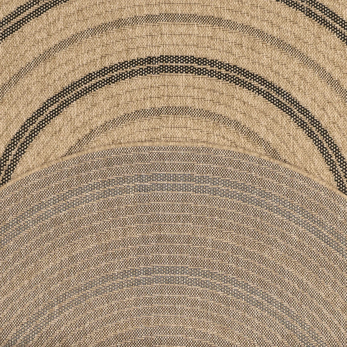 Nature - Tapis D'Intérieur/Extérieur - Polypropylène - Noir