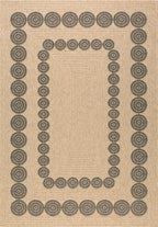 Nature - Tapis D'Intérieur/Extérieur - Polypropylène - Noir