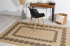 Nature - Tapis D'Intérieur/Extérieur - Polypropylène - Noir