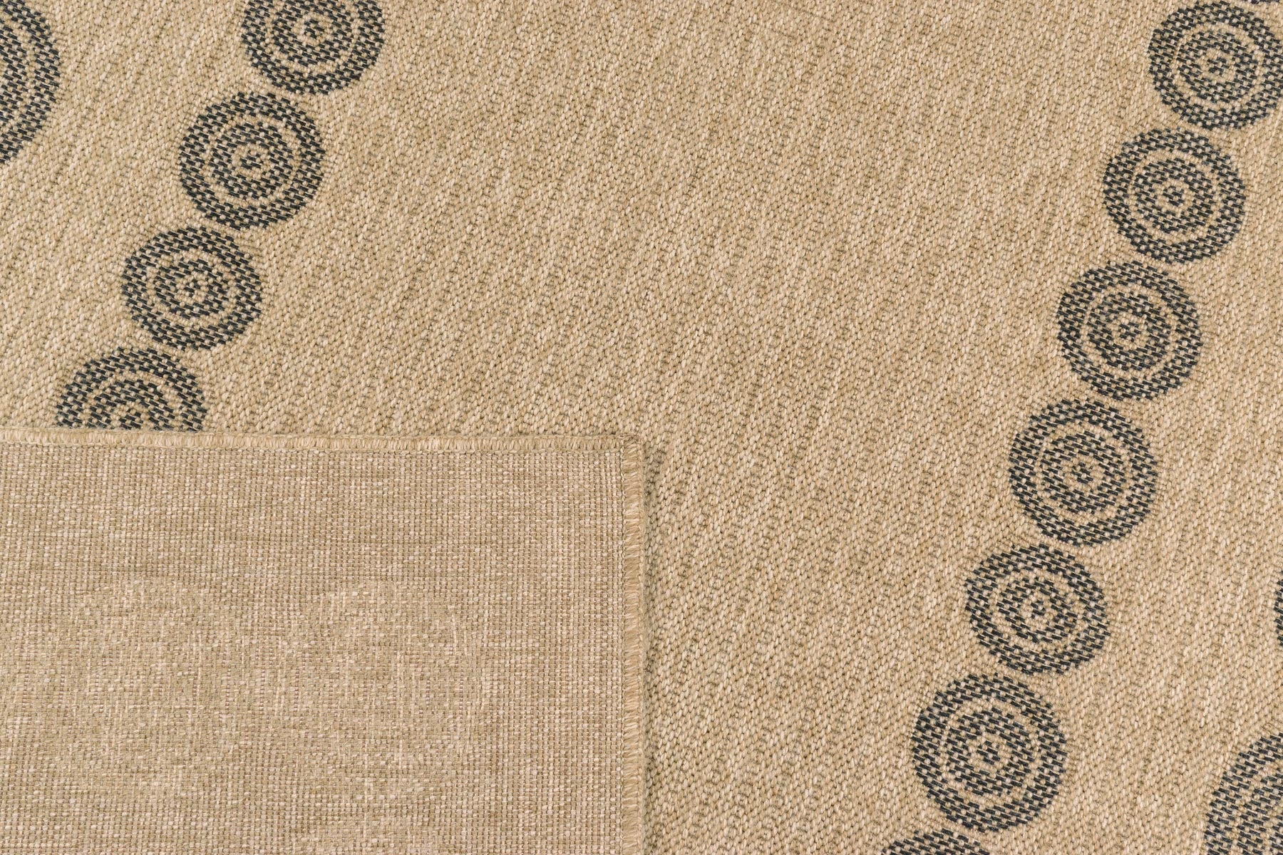 Nature - Tapis D'Intérieur/Extérieur - Polypropylène - Noir