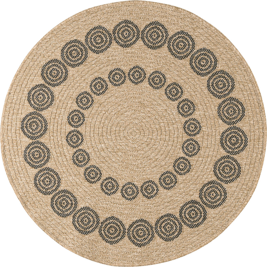 Nature - Tapis D'Intérieur/Extérieur - Polypropylène - Noir