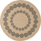 Nature - Tapis D'Intérieur/Extérieur - Polypropylène - Noir