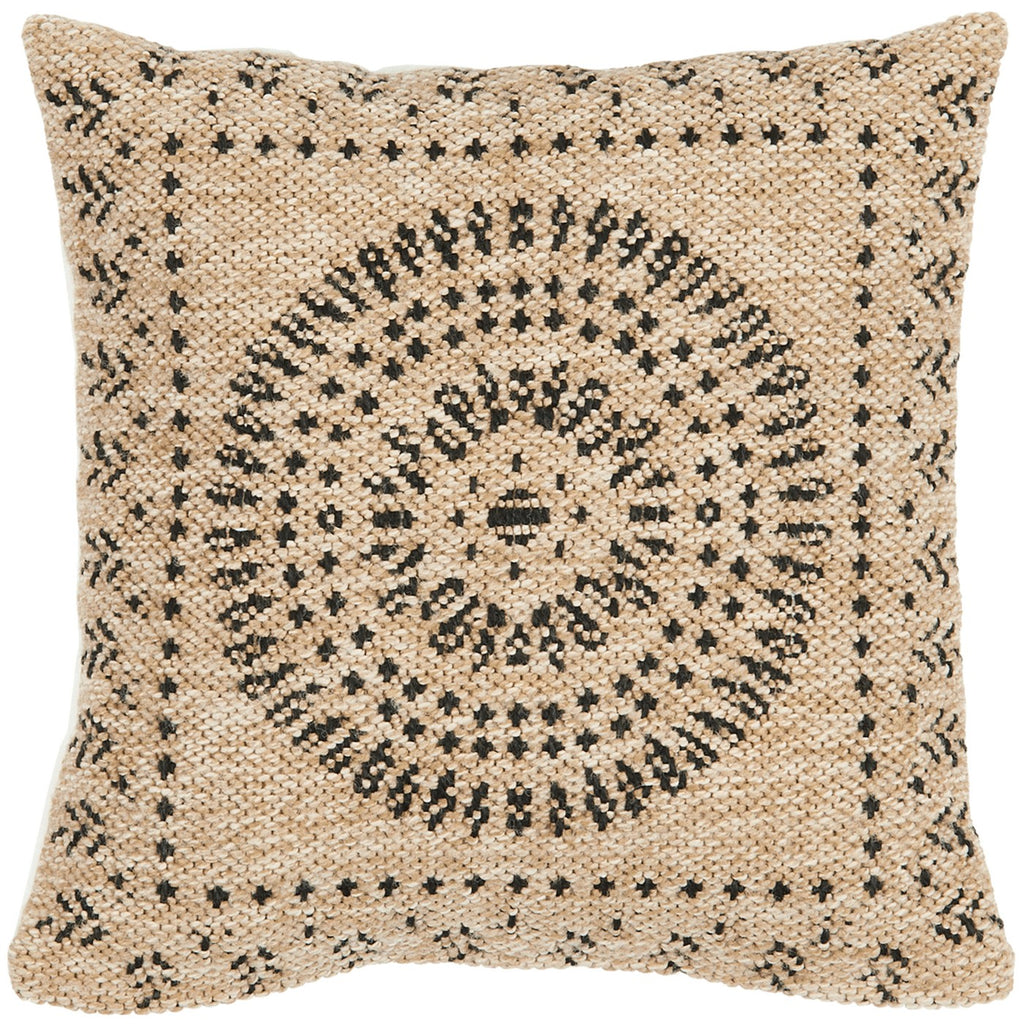 Nature - Housse De Coussin - Polypropylène - Noir