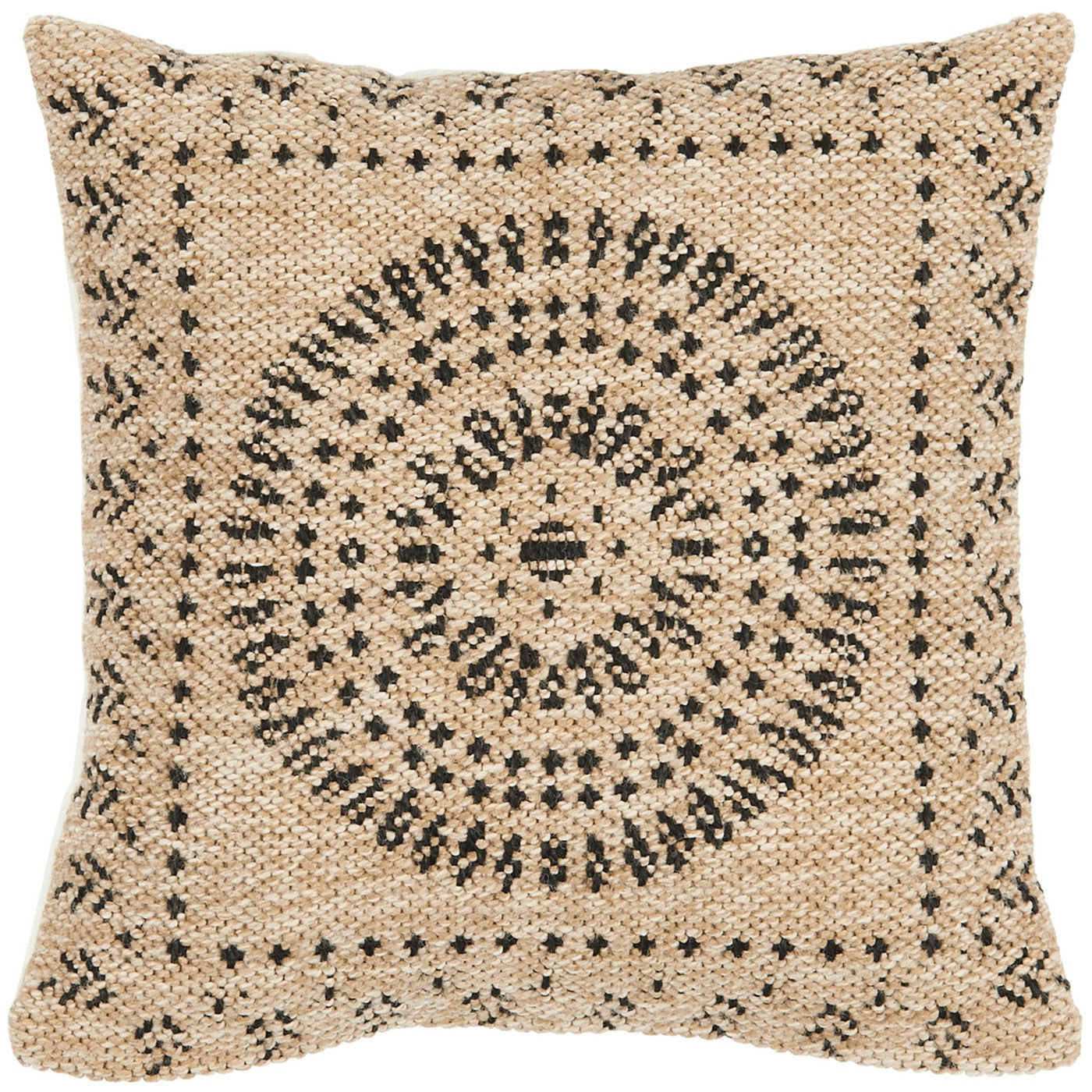 Nature - Housse De Coussin - Polypropylène - Noir