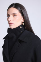 Col Montant Boutons Natacha - Noir - Mixte