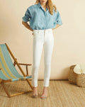 Jean Skinny Nate - Denim Off White - Femme
