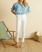 Jean Skinny Nate - Denim Off White - Femme
