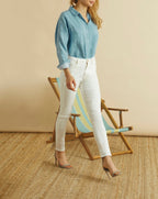 Jean Skinny Nate - Denim Off White - Femme