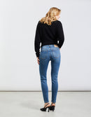 Reiko - Highwaist Nate Skinny Jeans - Denim V-358 - Woman