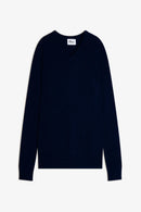 Pull Col V 4 Fils - Nathan - Navy