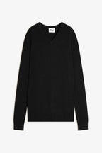 Pull Col V 4 Fils - Nathan - Noir