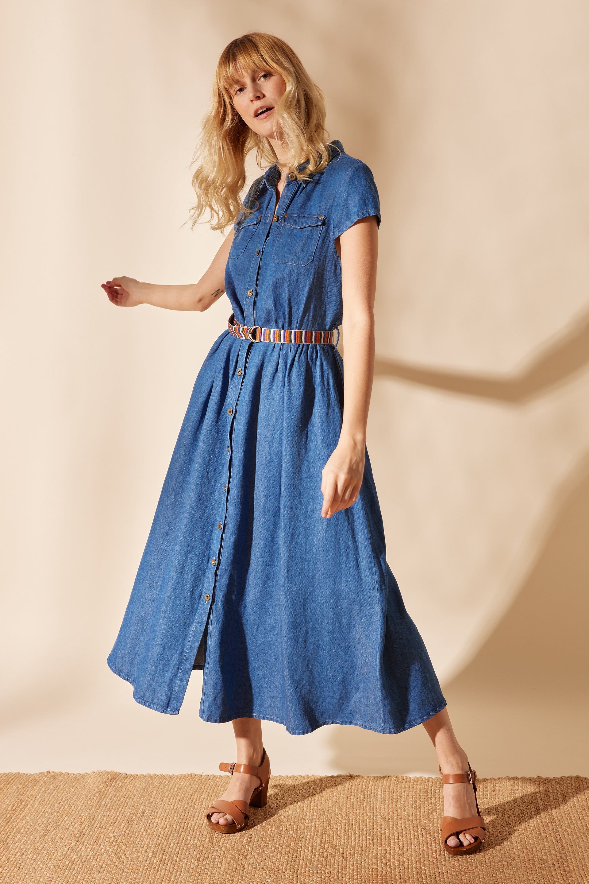 Nawal Trousers - Navy