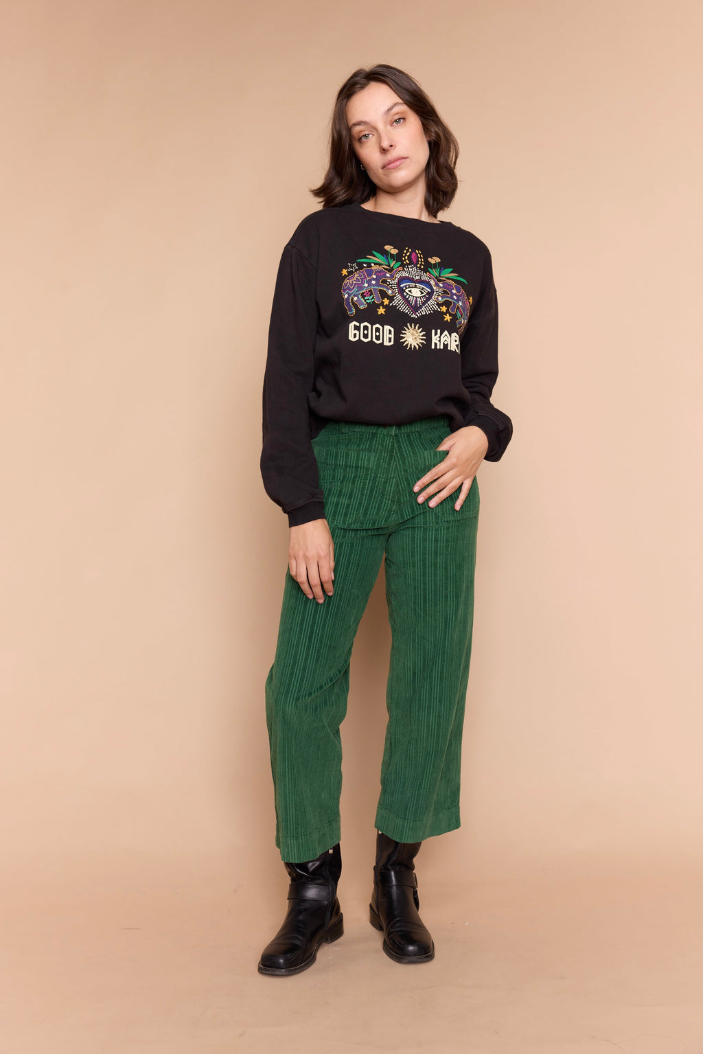 Nawal Trousers - Green