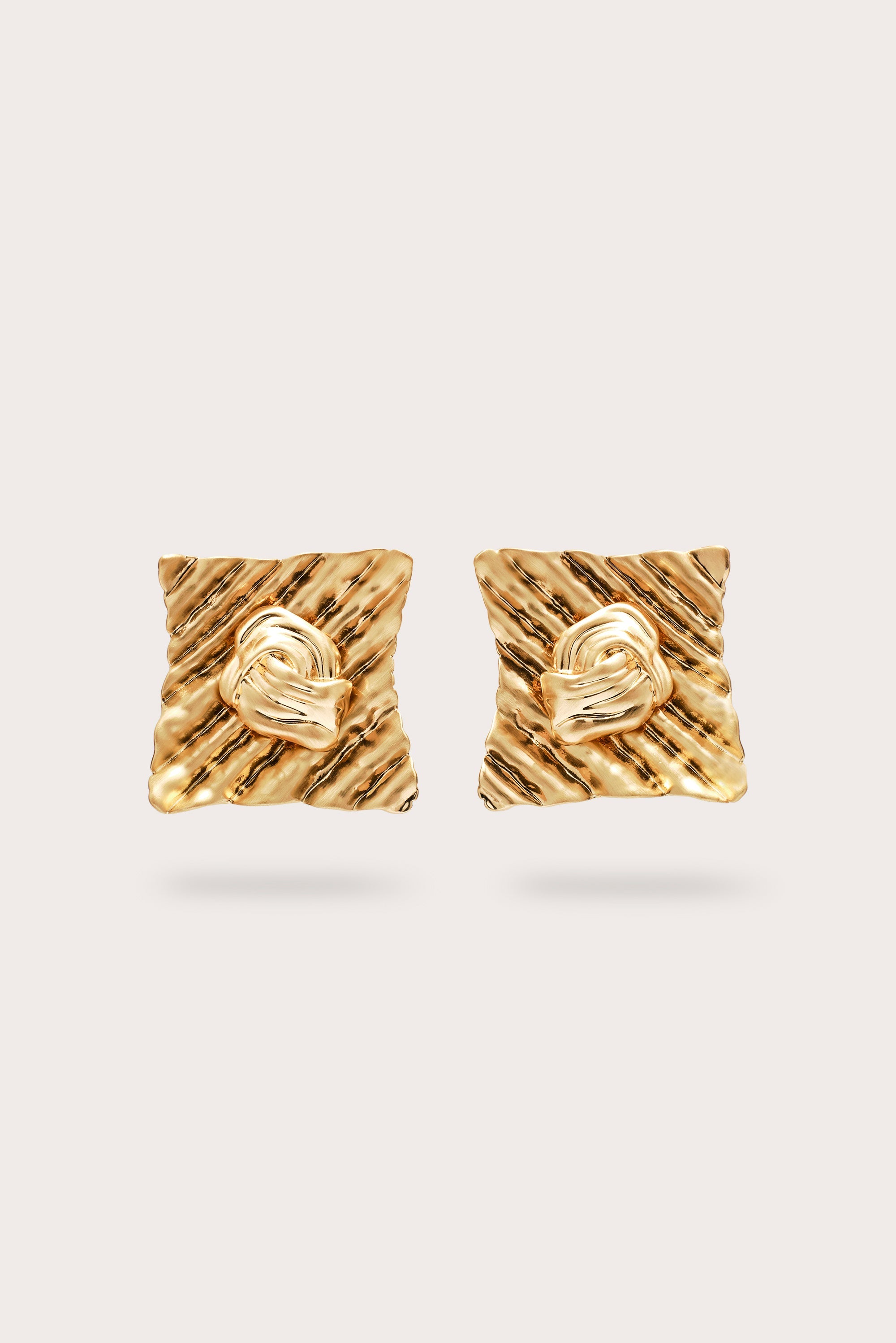 Boucles D'Oreilles Naydine - Brushed Brass
