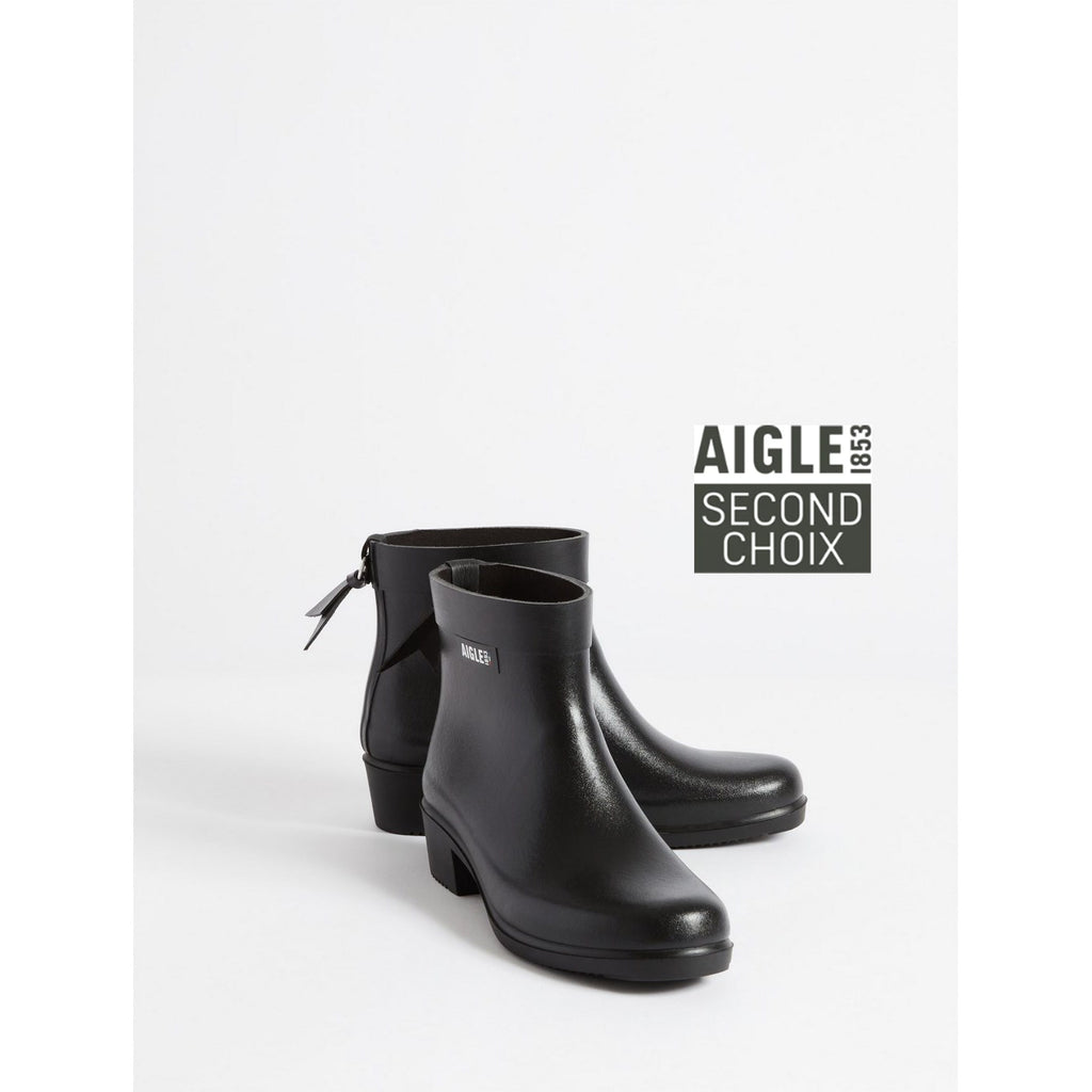 Botines de lluvia - Negro - Mujer