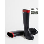 Botas de caña alta azul marino para mujer