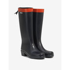 Botas de caña alta azul marino para mujer