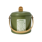 Seau À Compost D'Intérieur En Acier Avec Filtre À Charbon Anti-Odeurs - 3,5 L - Olive