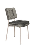 Franck - Dining Room Chair - Polyester - Gray