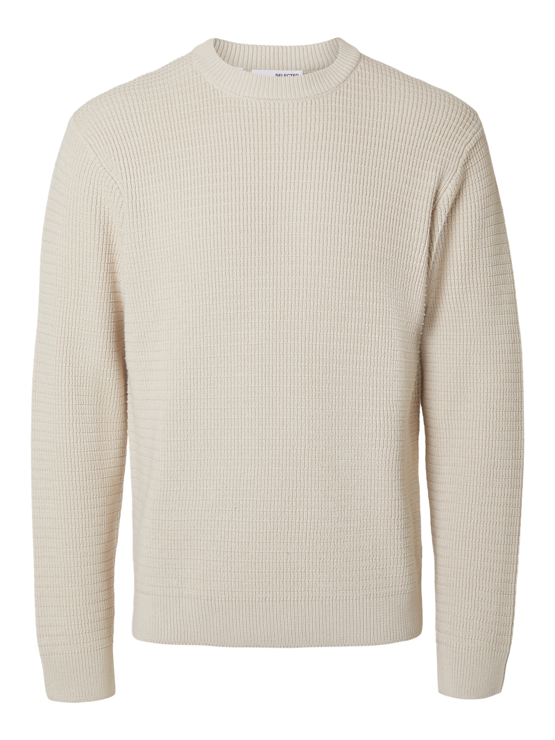 Pull En Maille - Oatmeal - Homme