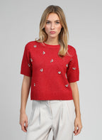 Pull Nelida Rouge