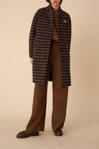 Nelita Coat - Paula Windowpane Check