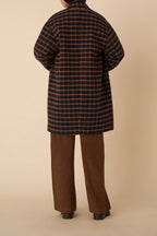 Nelita Coat - Paula Windowpane Check