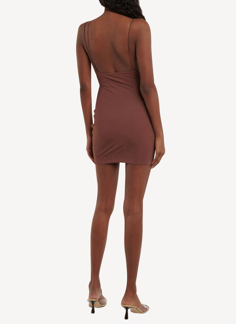 Nensi Dojaka - Robe - Dark Brown - Femme