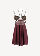 Nensi Dojaka - Robe - Burgundy - Femme