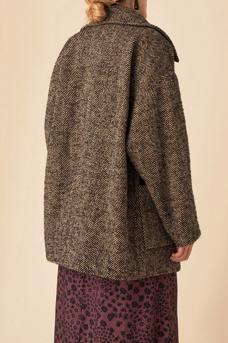 Nerobi Coat - Chevron Marta