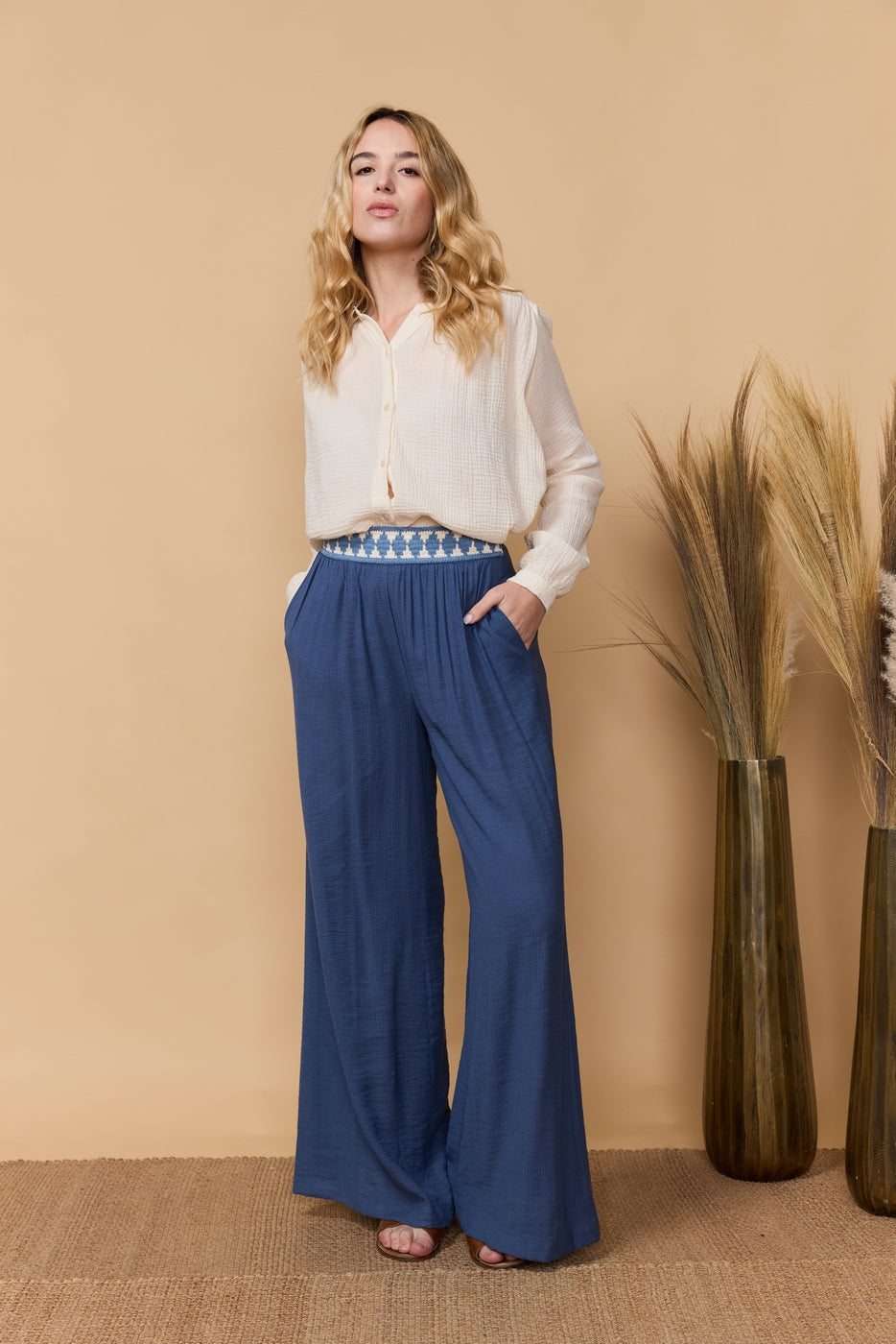 Nessa Blouse - Ecru