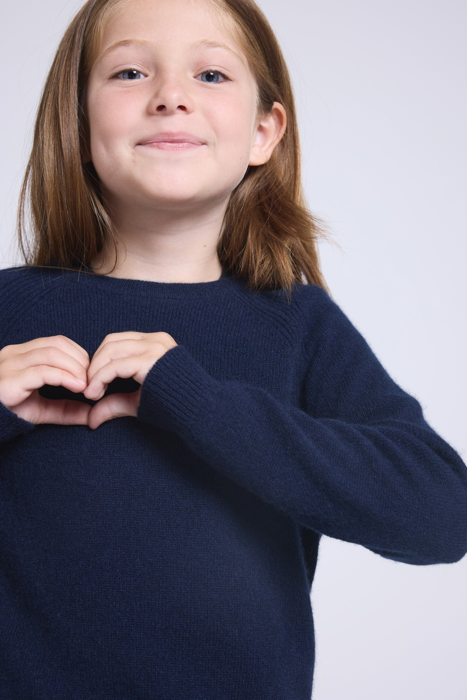 Newton Crew-Neck Jumper - Navy Blue - Kids