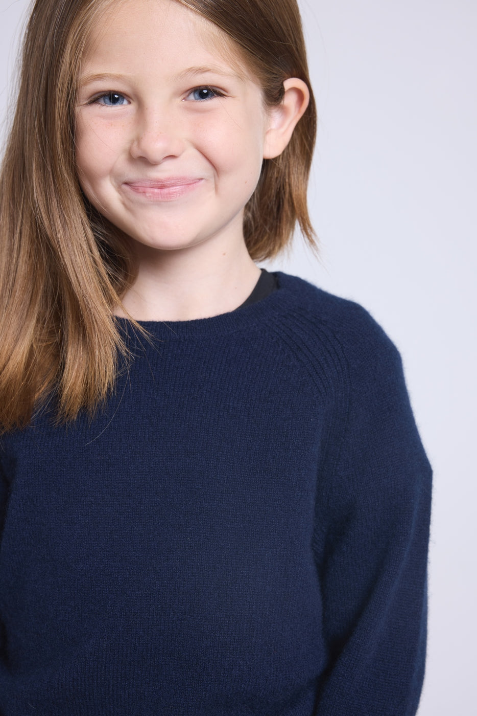 Newton Crew-Neck Jumper - Navy Blue - Kids