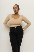Mali Top - Warm Sand / Black