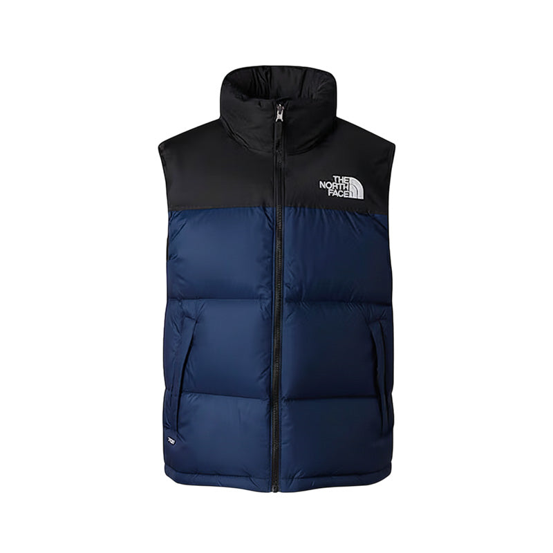 Doudoune Sans Manches The North Face M 1996 Retro Nuptse - Bleu Et Noir