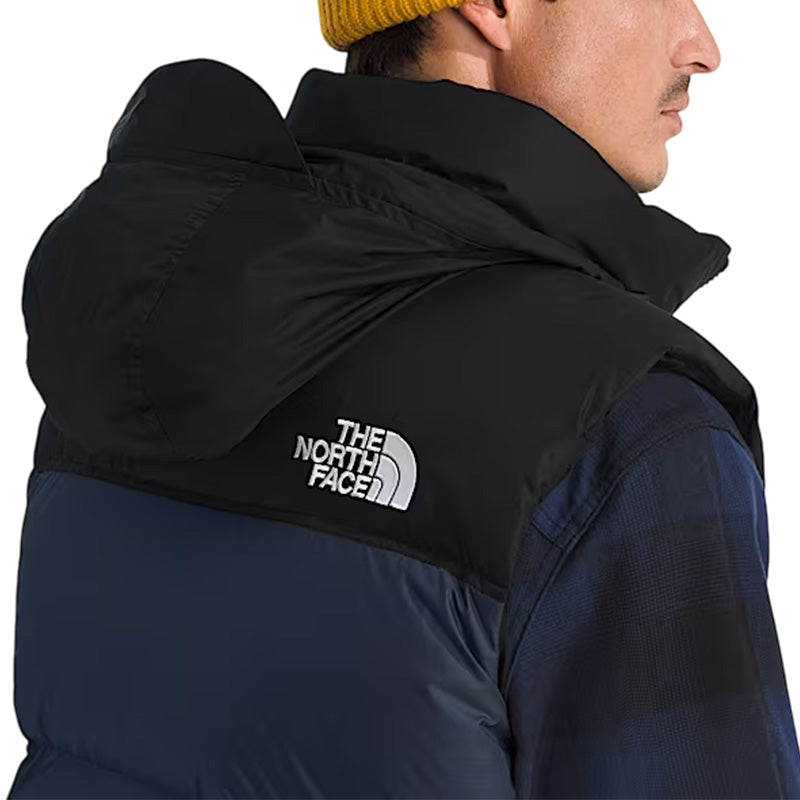The North Face - Doudoune Sans Manches M 1996 Retro Nuptse - Bleu Et Noir