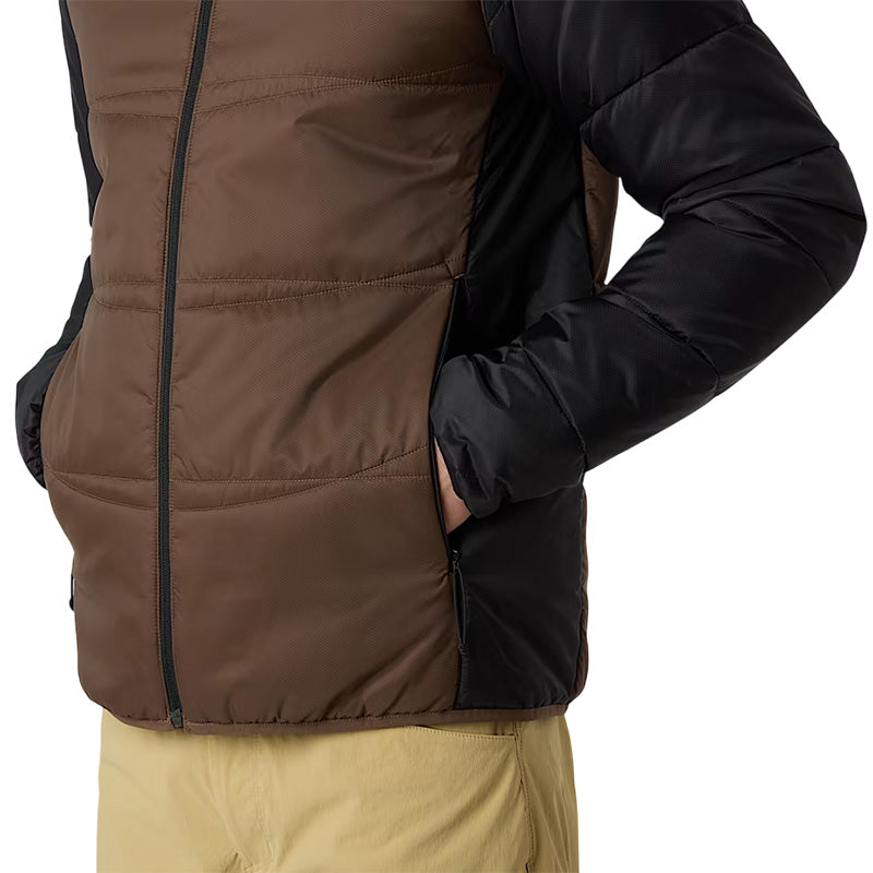 Doudoune À Capuche The North Face M Quest Synthetic - Marron/Noir