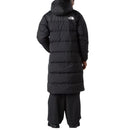 The North Face - Doudoune Longue À Capuche Nuptse - Noir Blanc Noir