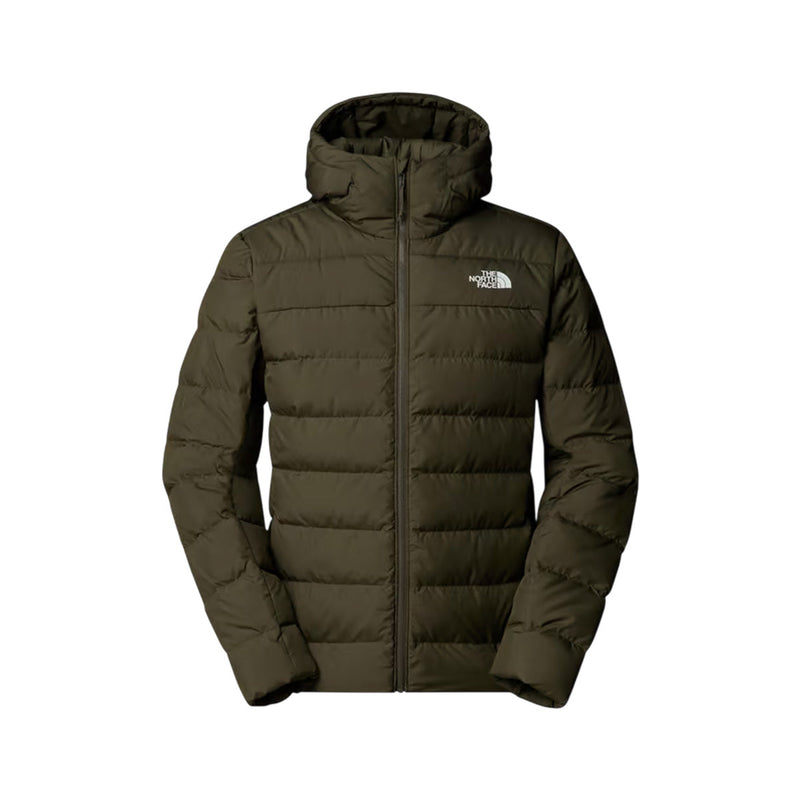 The North Face - Doudoune À Capuche Aconcagua 3 Hoodie - Kaki Blanc