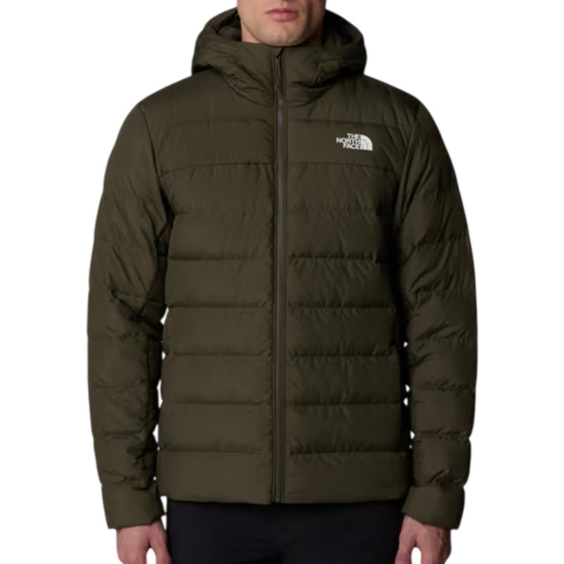 The North Face - Doudoune À Capuche Aconcagua 3 Hoodie - Kaki Blanc