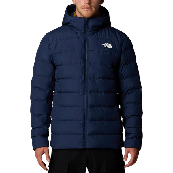 The North Face - Chaqueta de plumas con capucha Aconcagua 3 - Azul marino Blanco